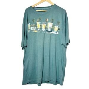 Newport Blue Making the Shots Green Tee Shirt Men’s Size XXL